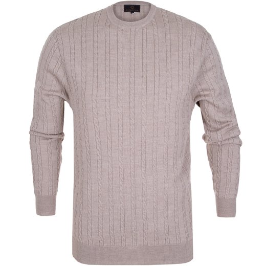 Sean Cable Merino Wool Pullover-new online-Fifth Avenue Menswear
