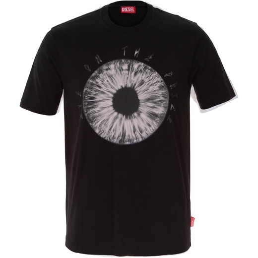Regular Fit T-Just-L19 Eyeball Print T-Shirt-new online-Fifth Avenue Menswear