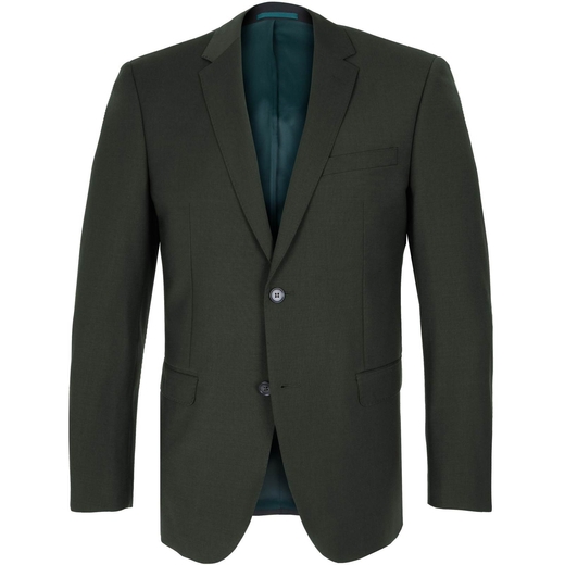 Nitro Dark Green Stretch Wool Blend Suit Jacket-new online-Fifth Avenue Menswear