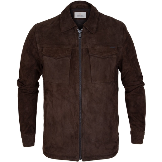 Carr Suede Zip-up Casual Jacket-new online-Fifth Avenue Menswear
