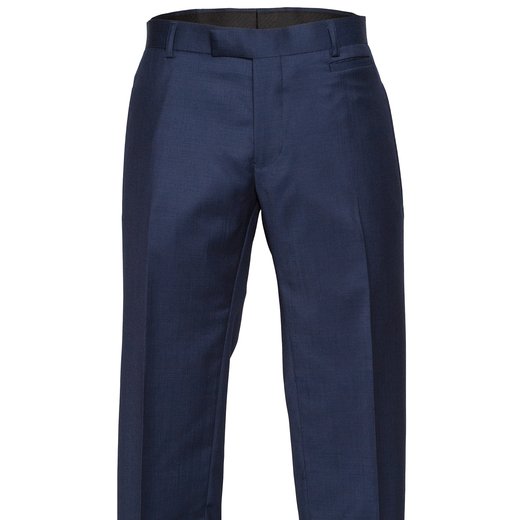 Rebellion Navy Blue Dress Trouser-essentials-Fifth Avenue Menswear