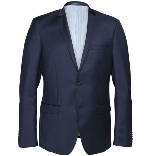 Delerium Navy Blue Suit Jacket-essentials-Fifth Avenue Menswear