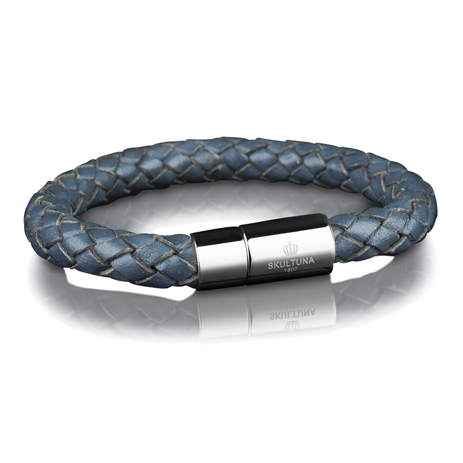 Leather Bracelet - Thick & Steel