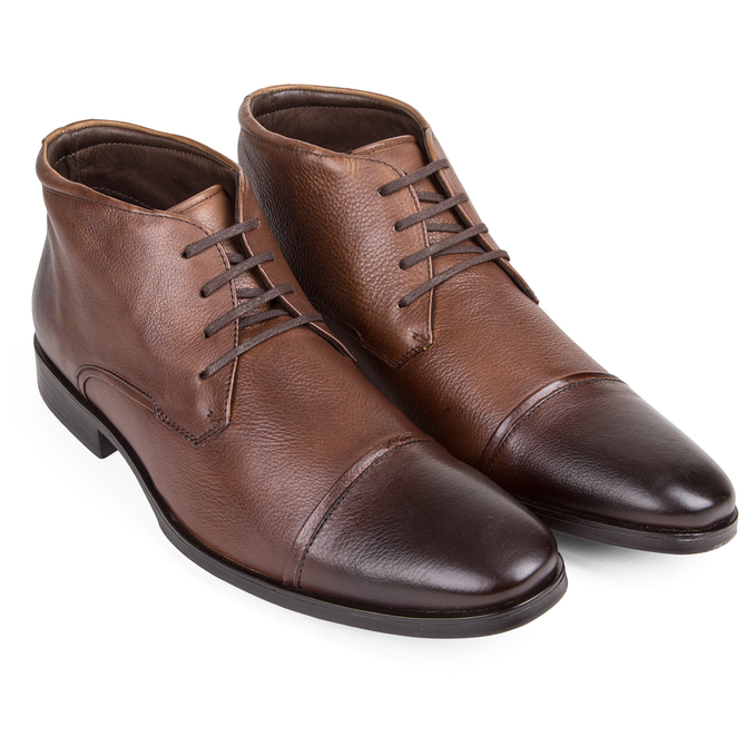 Brown Rubber Sole Desert Boot - Shoes & Boots-Dress Shoes : Fifth ...