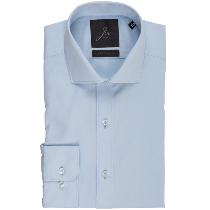 Tapered Fit Fine Cotton Dress Shirt