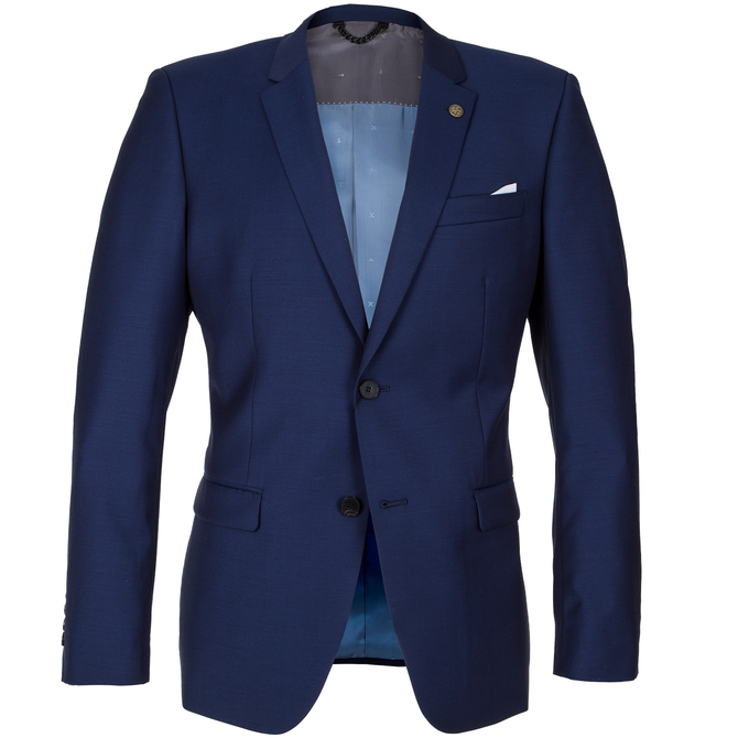 Anchor Bright Blue Wool 3 Piece Suit