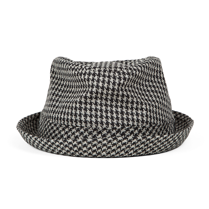 Houndstooth Porkpie Hat