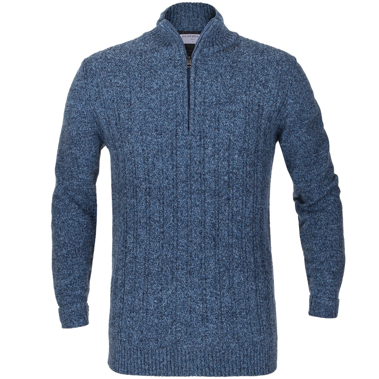 Half Zip Lambswool Blend Turtle Neck - On Sale : Fifth Avenue Menswear ...