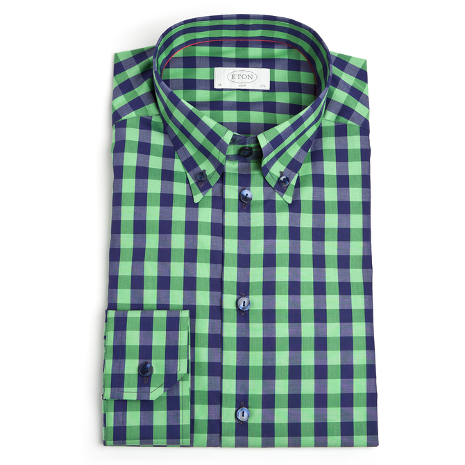 Luxury Cotton Check Shirt