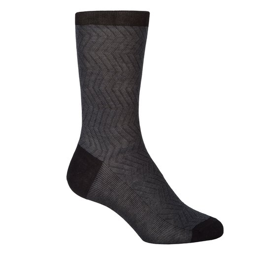 Luxury Fine Cotton Pattern Dress Socks-socks-Fifth Avenue Menswear
