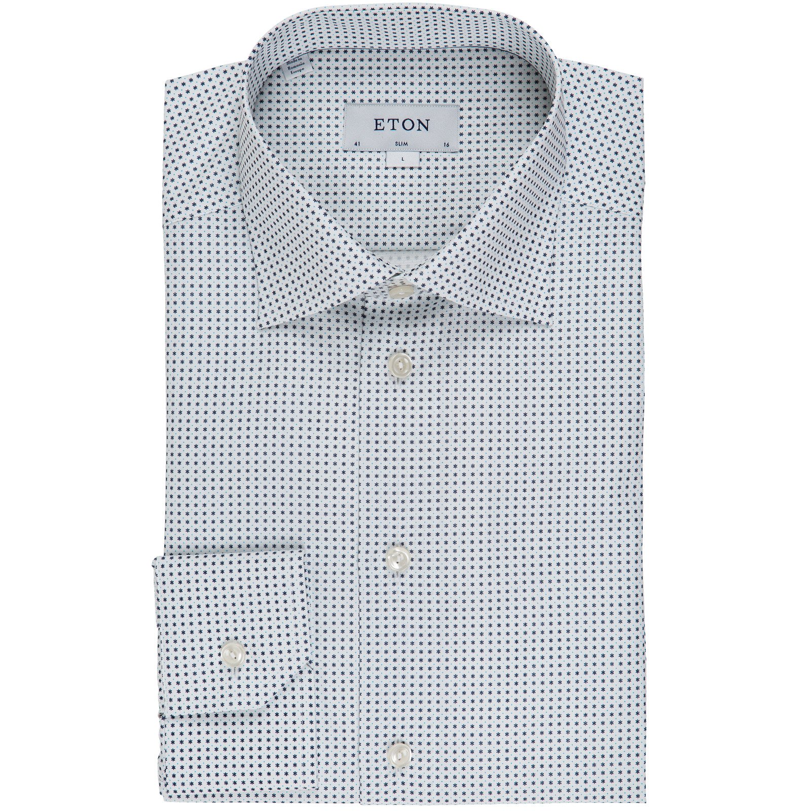 Luxury Cotton Micro Dot Dress Shirt - Shirts-Dress : Fifth Avenue ...