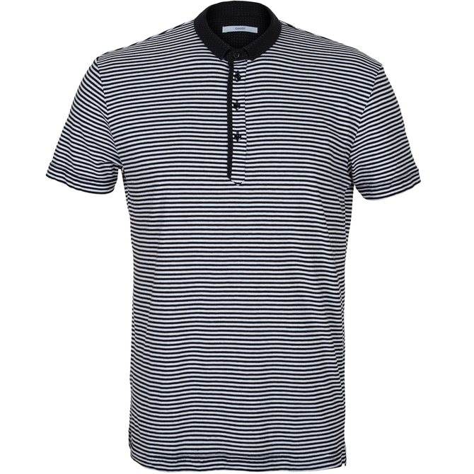 Fine Stripe BD Collar Polo - T-Shirts & Polos-Polos : Fifth Avenue ...