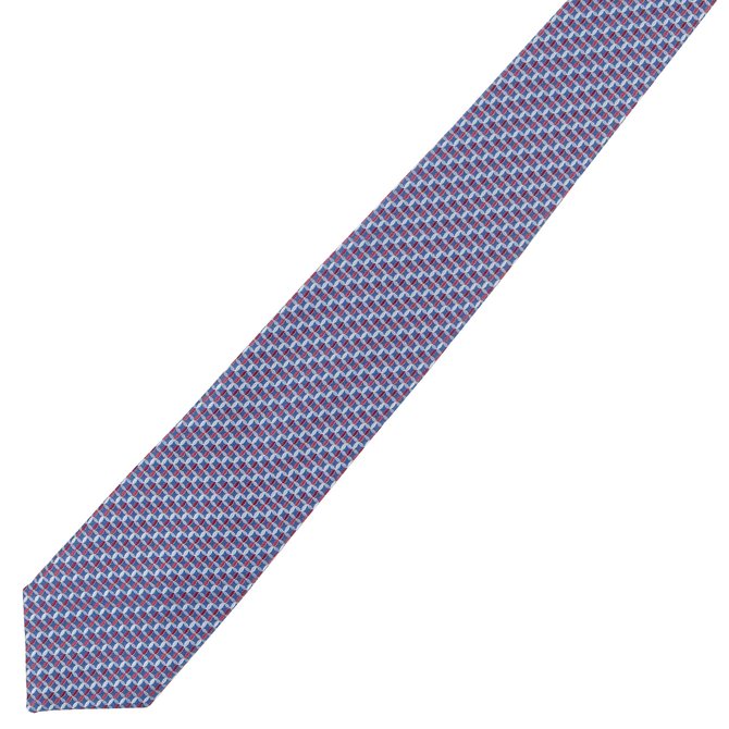 Woven Geometric Pattern Tie