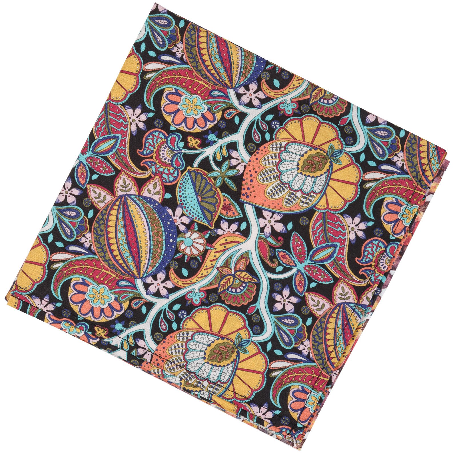 Citronella Vine Fine Cotton Pocket Square AccessoriesPocket Squares