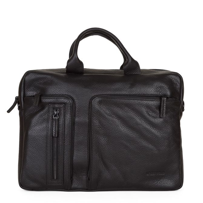 Leather Attache Bag - Accessories-Bags : Fifth Avenue Menswear - KARL ...