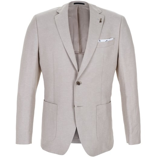 Quest Linen Blend Dress Jacket-jackets-Fifth Avenue Menswear