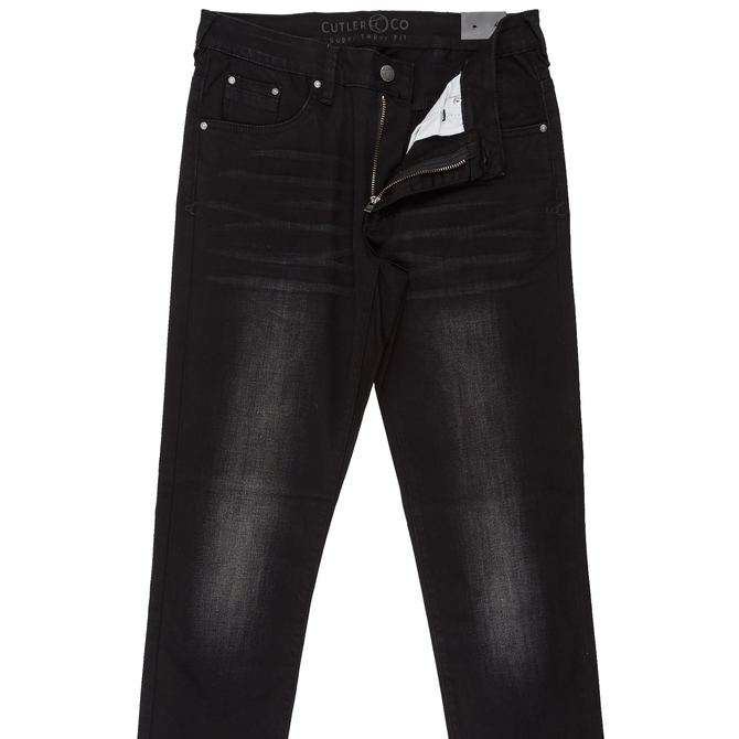 Mason Black Aged Stretch Denim Jean - On Sale : Fifth Avenue Menswear ...