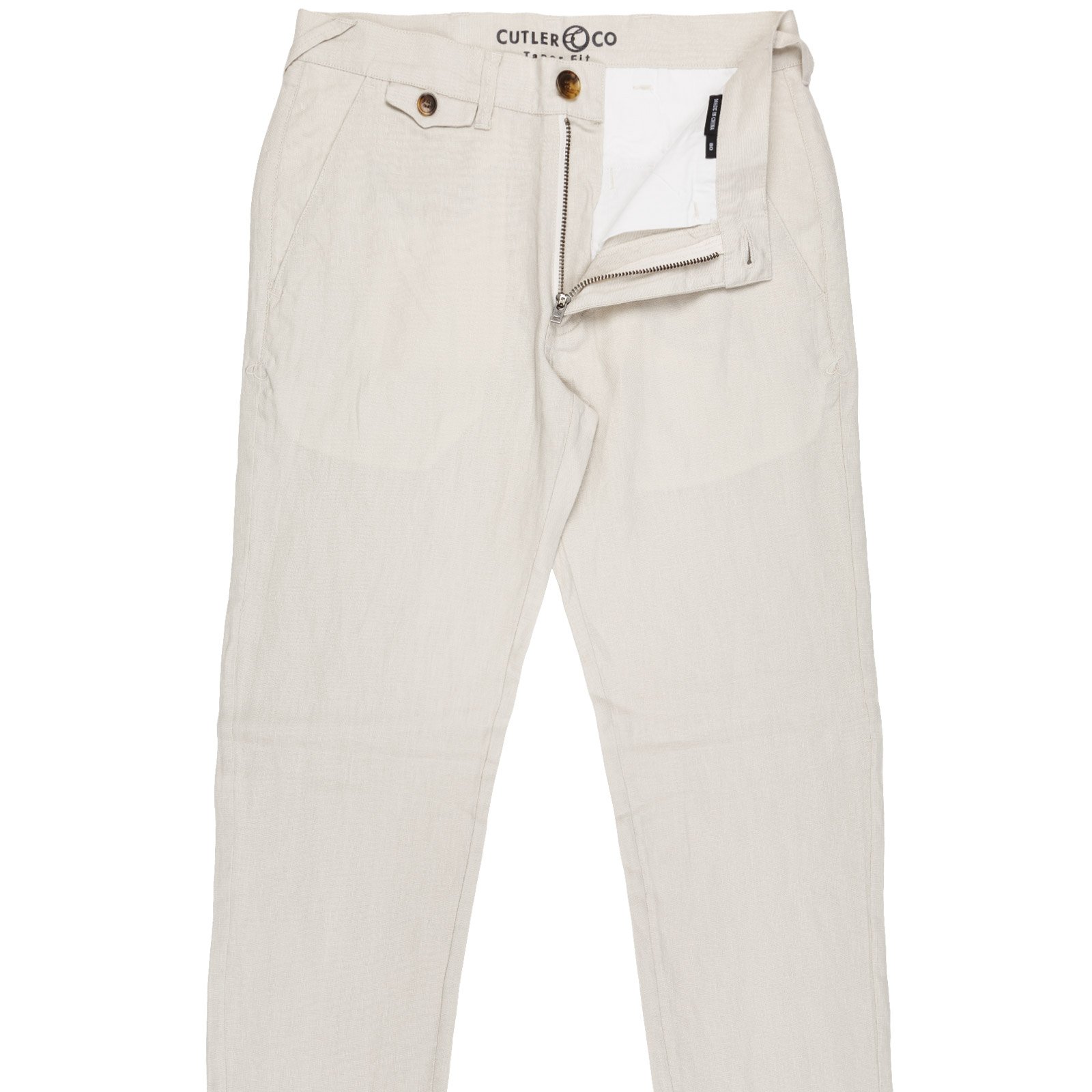 Picton Soft Washed Linen Casual Trousers - Trousers-Casual : Fifth ...