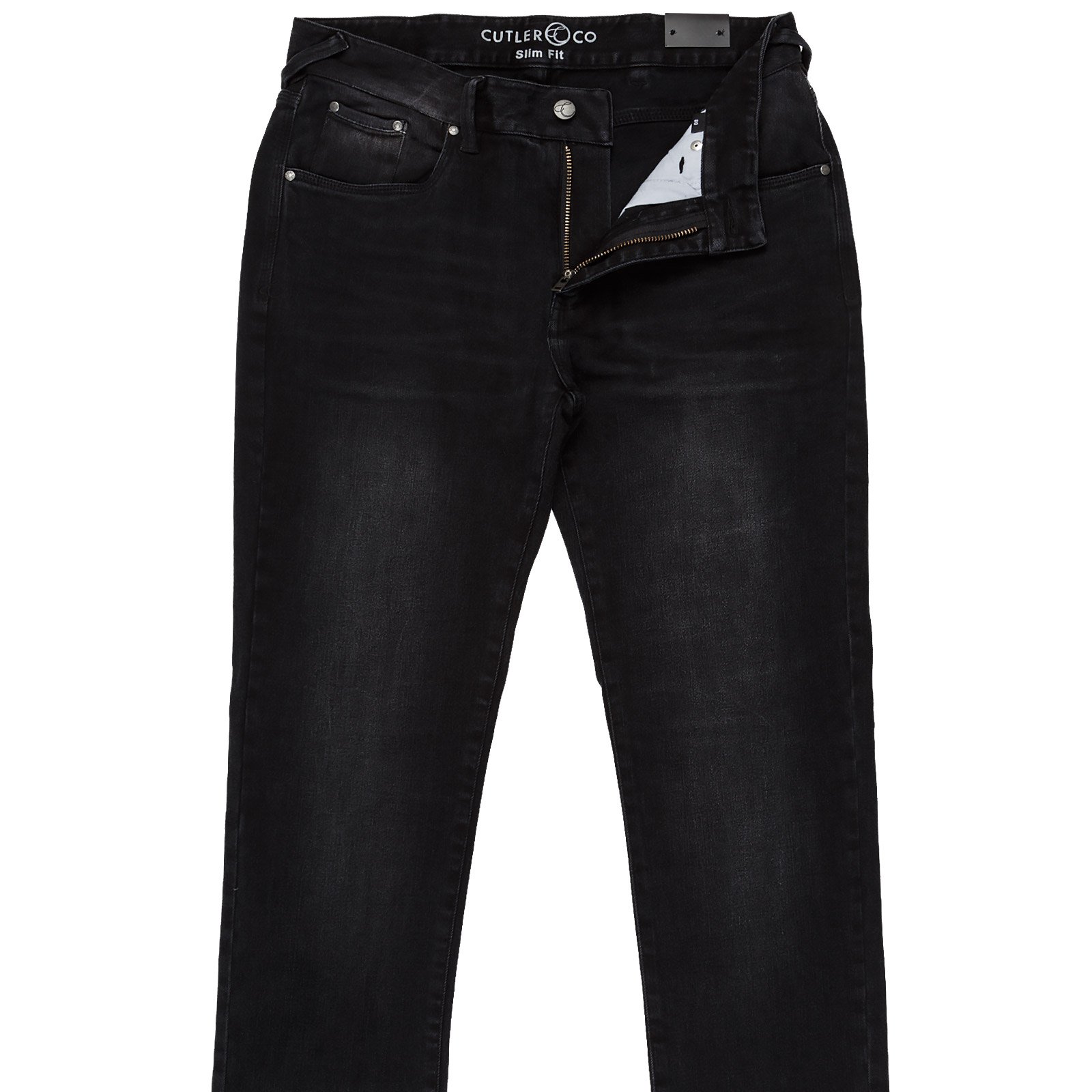 Tony Black Stretch Denim Jeans - New Online : Fifth Avenue Menswear ...