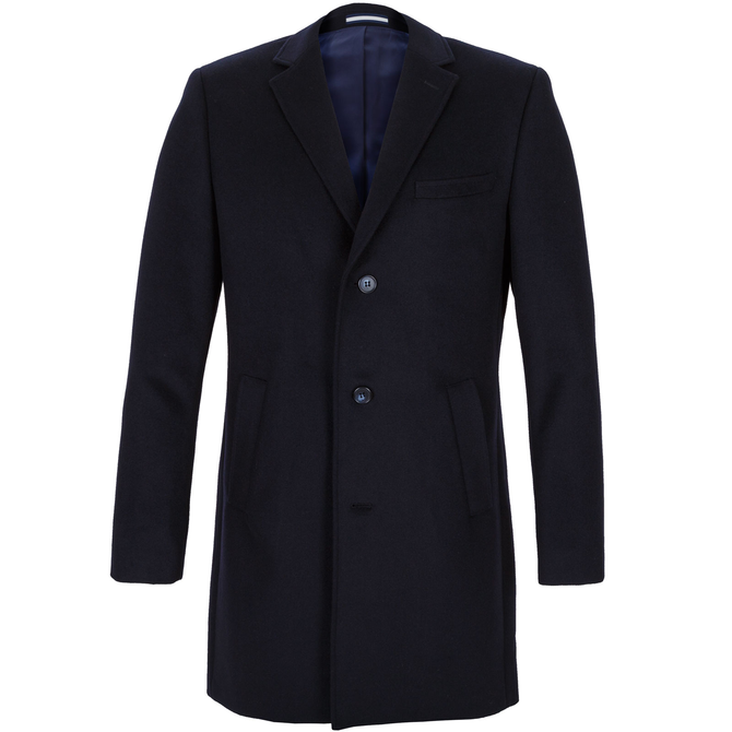 Pier Slim Fit Wool Overcoat