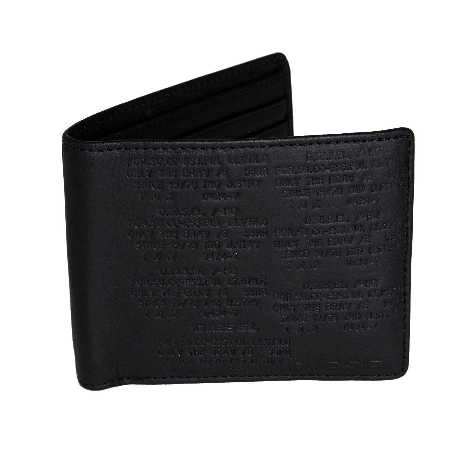 Embossed Leather Billfold Wallet DIESEL 2012SS AccessoriesWallets