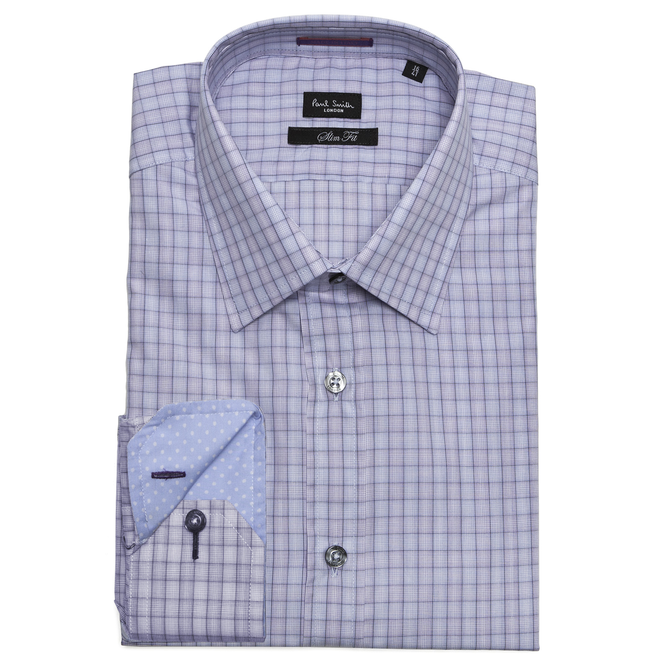 Slim Fit Contrast Cuff Shirt - PAUL SMITH LONDON 2012SS : Shirts-Dress ...