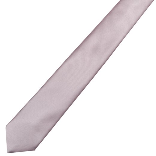 Plain Satin Wedding Tie-accessories-Fifth Avenue Menswear