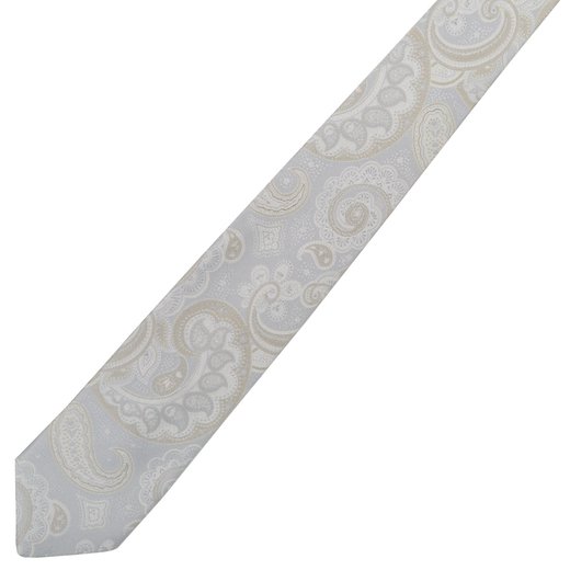 Tonal Paisley Wedding Tie-accessories-Fifth Avenue Menswear