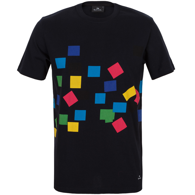 Squares Print T-Shirt - T-Shirts & Polos-Short Sleeve T's : Fifth ...