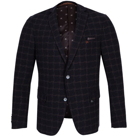Broken Windowpane Check Blazer-on sale-Fifth Avenue Menswear