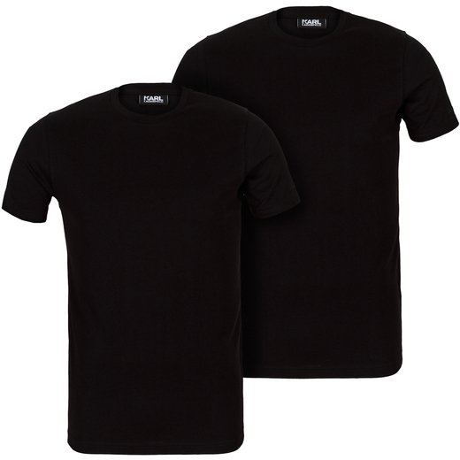 Luxury Cotton 2 Pack Crew Neck T-Shirt-lockdown favourites-Fifth Avenue Menswear