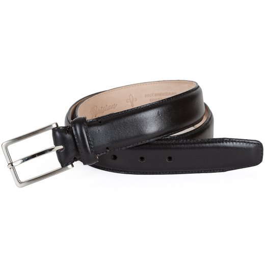 Luxury Poynton Leather Dress Belt-accessories-Fifth Avenue Menswear