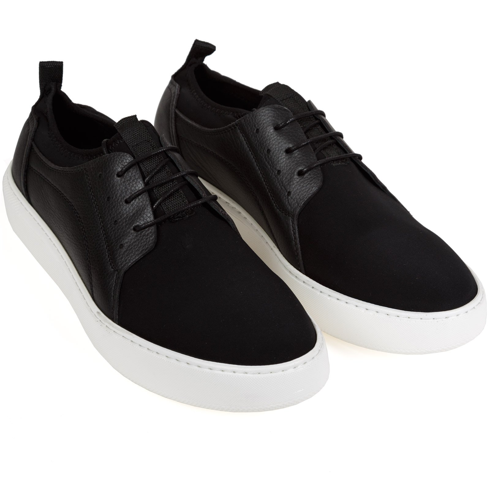 Nevada Lux Leather & Neoprene Sneakers - Shoes & Boots-Casual Shoes ...