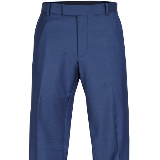Razor Light Blue Wool Dress Trouser-on sale-Fifth Avenue Menswear