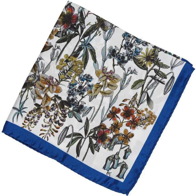 Floral Silk Pocket Square