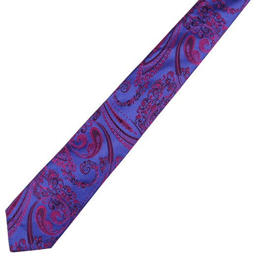 Limited Edition Rimini Paisley Silk Tie-parisian 1919-Fifth Avenue Menswear