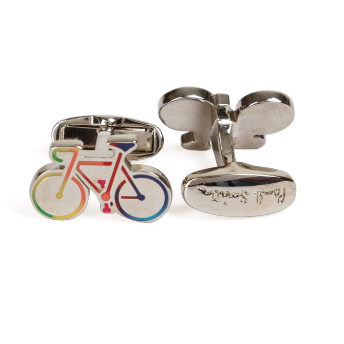 Multi-coloured Bicycle Cufflinks