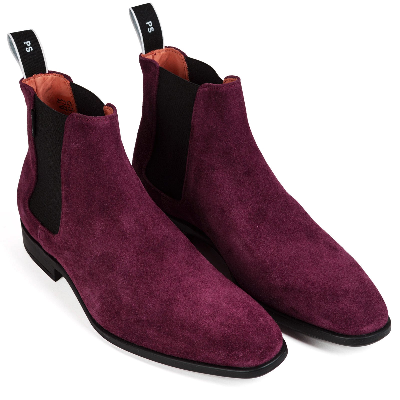 Purple chelsea boots on sale mens