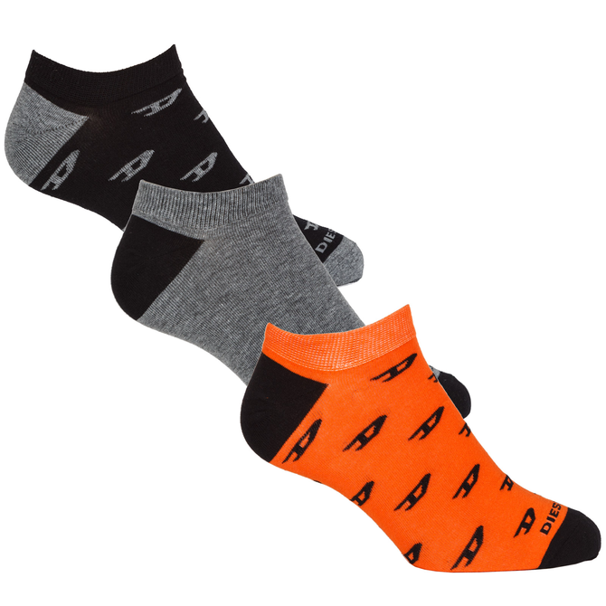Gost 3 Pack 'D' Print Ankle Socks