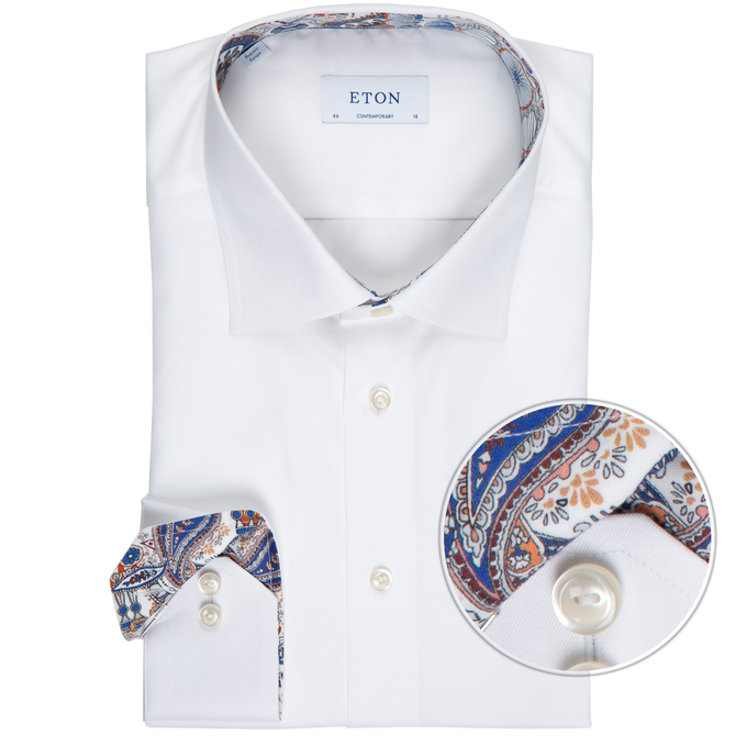 Contemporary Fit Luxury Twill Dress Shirt