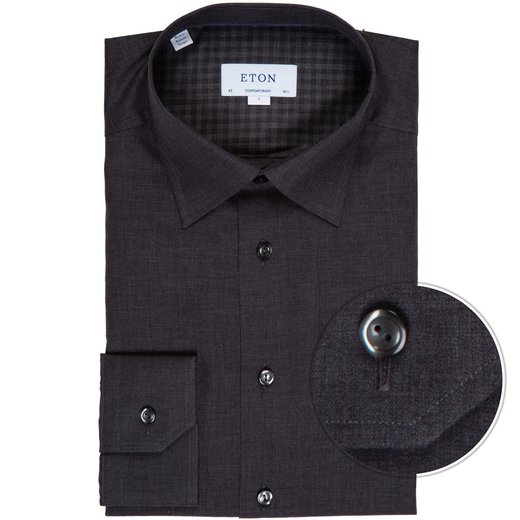 Contemporary Fit Herringbone Flannel Dress Shirt-on sale-Fifth Avenue Menswear