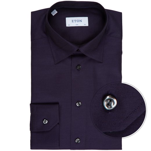 Slim Fit Luxury Twill Dress Shirt-on sale-Fifth Avenue Menswear