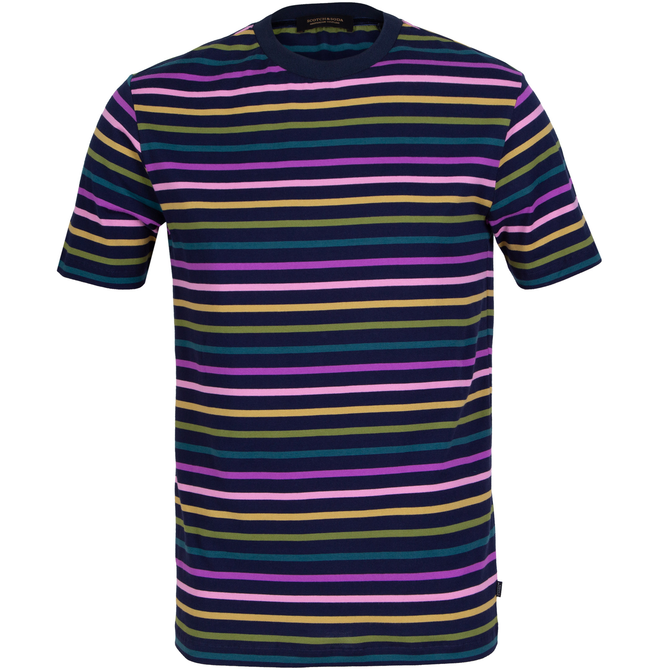 Slim Fit Multi Stripes T-Shirt