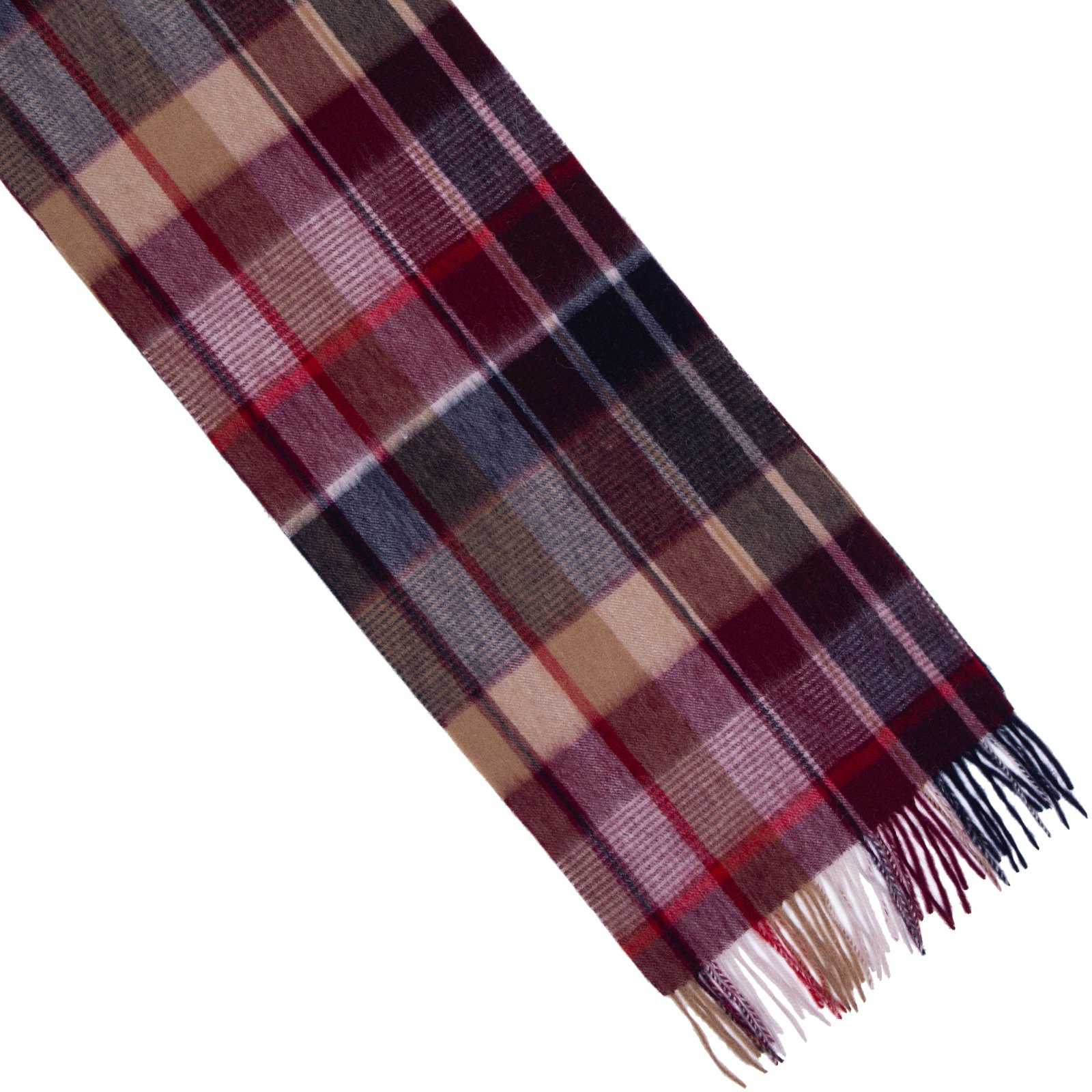 Blanket Check Lambswool Scarf - Accessories-Scarves : Fifth Avenue ...