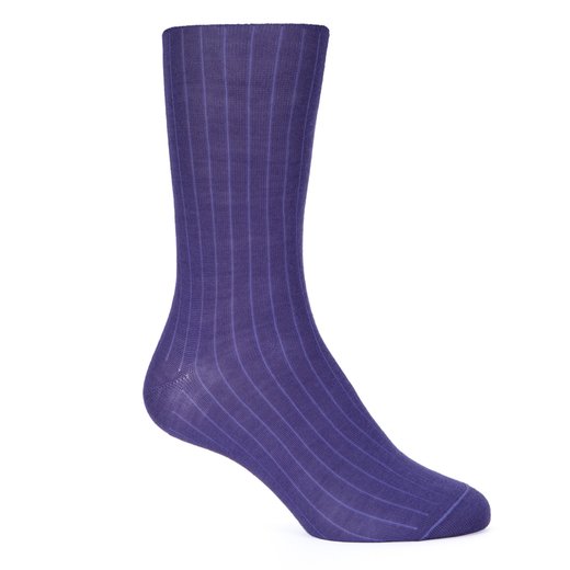 Luxury Primo Rib Fine Wool Socks-socks-Fifth Avenue Menswear