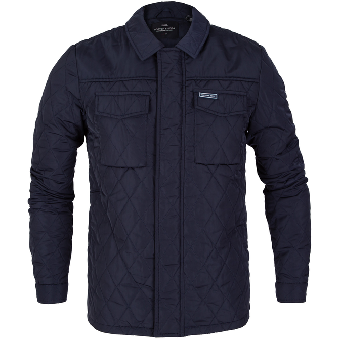 Quilted Padded Shirt Jacket