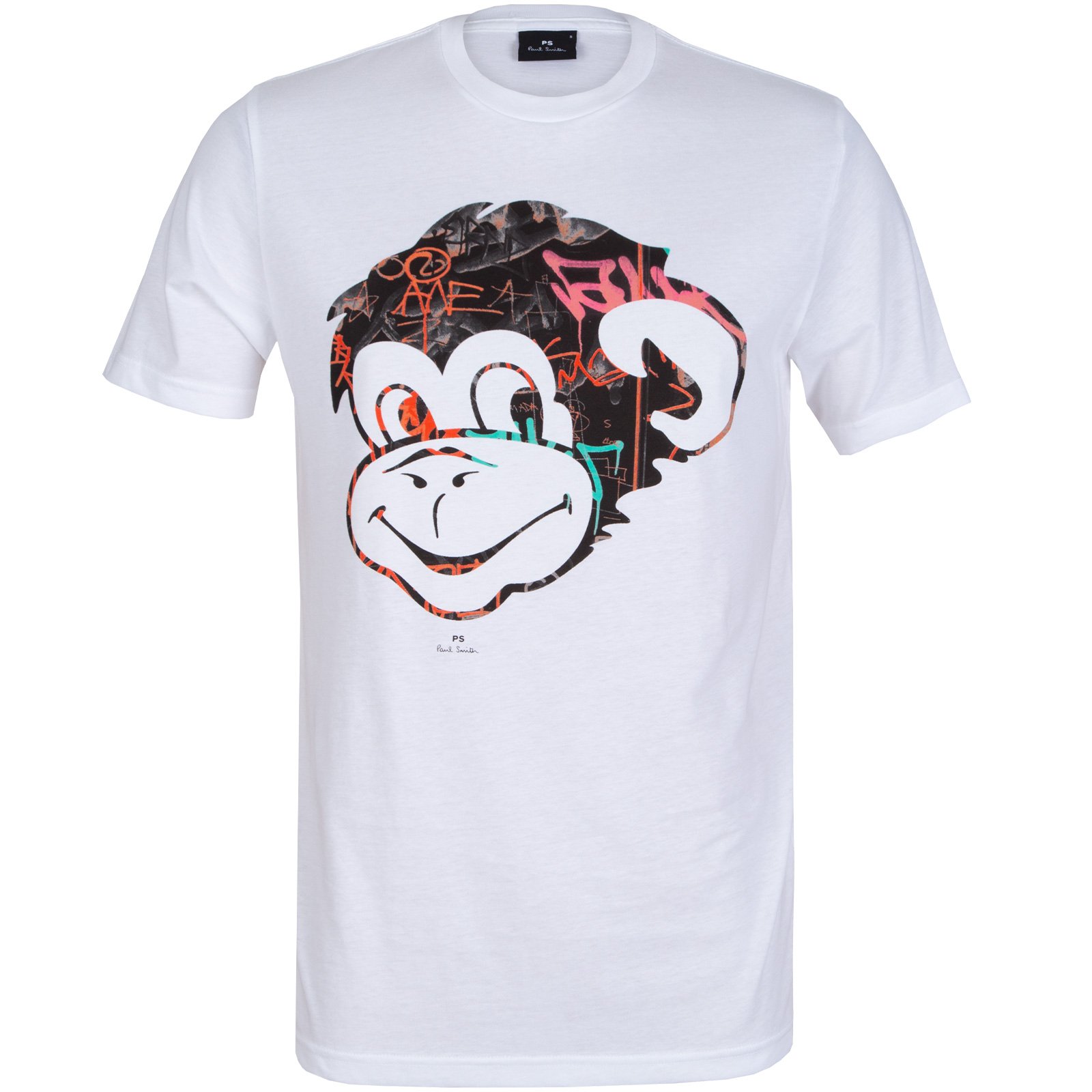 Monkey Face Print T-Shirt - T-Shirts & Polos-Short Sleeve T's