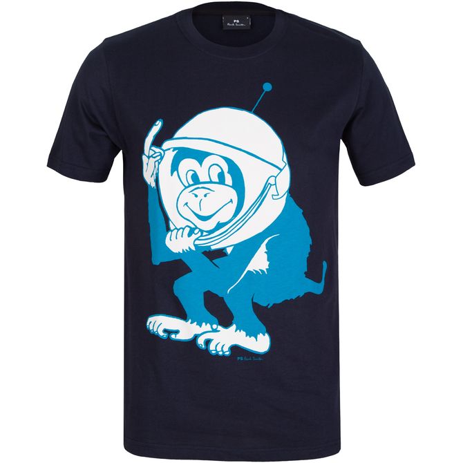 Space Monkey Print T-Shirt