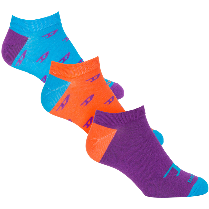 Gost 3 Pack 'D' Print Ankle Socks