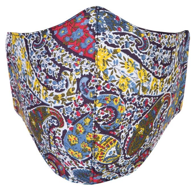 Adjustable Limited Edition Bourton Paisley Face Mask